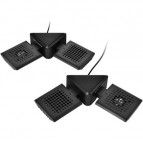 Cooler laptop 10-17" USB, Thermaltake Satelite, Cooler n Speaker, negru